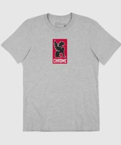 Tee Shirt CHROME Lock Up Grey