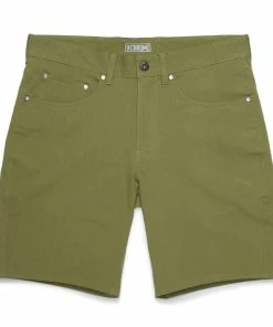 SHORT CHROME MADRONA 5 POCKET OLIVE
