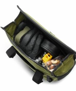 SACOCHE CHROME DOUBLETRACK BAR BAG OLIVE 12 SACOCHE CHROME DOUBLETRACK BAR BAG OLIVE -Vélo Boutique 5 bg 328 olbr