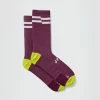 CHAUSSETTES MAAP EMBLEM BURGUNDY 2 CHAUSSETTES MAAP EMBLEM BURGUNDY -Vélo Boutique accessories emblemsock burgundy pdp hero 01 desktop
