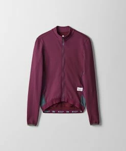 MAILLOT MAAP ALT ROAD LS JERSEY BURGUNDY