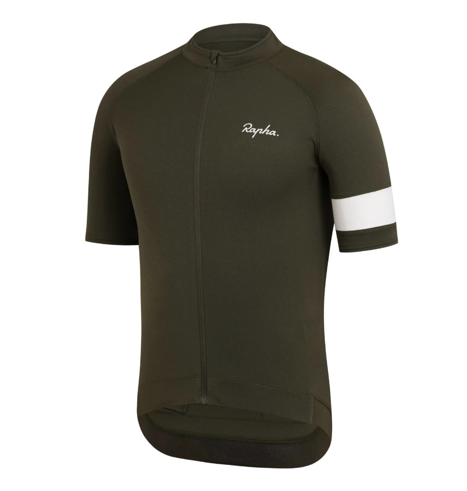 MAILLOT RAPHA CORE JERSEY DARK GREEN 6 MAILLOT RAPHA CORE JERSEY DARK GREEN – Image 4