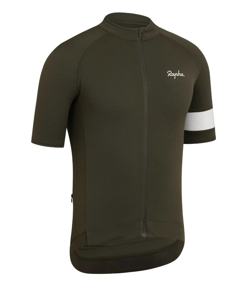 MAILLOT RAPHA CORE JERSEY DARK GREEN 4 MAILLOT RAPHA CORE JERSEY DARK GREEN – Image 2