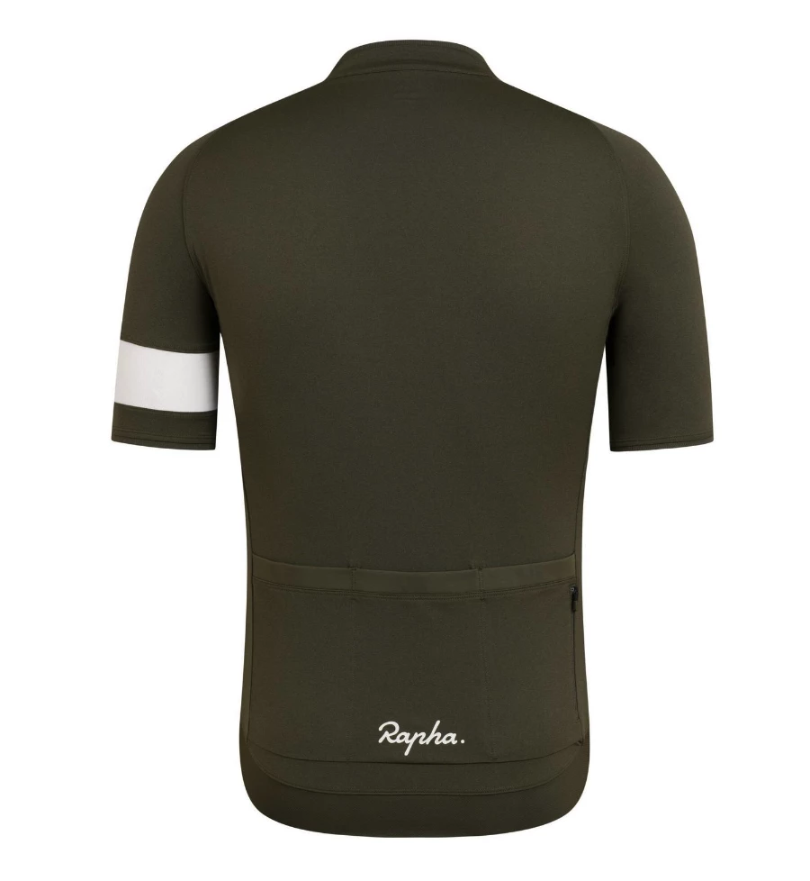MAILLOT RAPHA CORE JERSEY DARK GREEN 5 MAILLOT RAPHA CORE JERSEY DARK GREEN – Image 3
