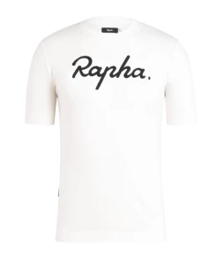 TEE SHIRT RAPHA LOGO BLANC/BLACK