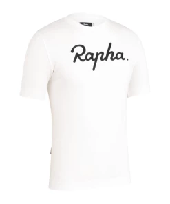 TEE SHIRT RAPHA LOGO BLANC/BLACK -Vélo Boutique capture d ecran 2020 06 10 a 17 29 27