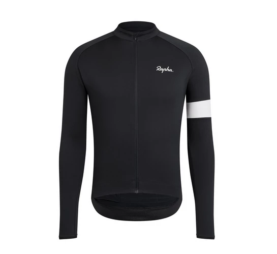MAILLOT RAPHA CORE JERSEY LONG SLEEVE BLACK 3 MAILLOT RAPHA CORE JERSEY LONG SLEEVE BLACK