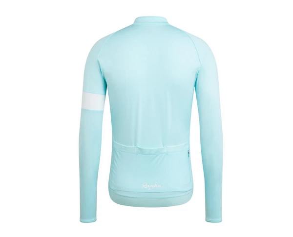 MAILLOT RAPHA CORE LONG SLEEVE JERSEY LIGHT BLUE 4 MAILLOT RAPHA CORE LONG SLEEVE JERSEY LIGHT BLUE – Image 2