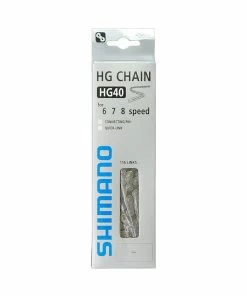 Shimano Chaine HG40 6/7/8 Vitesses 116 Maillons 5 Shimano Chaine HG40 6/7/8 Vitesses 116 Maillons -Vélo Boutique chn hg40 116m 6 7 8v quick link 1