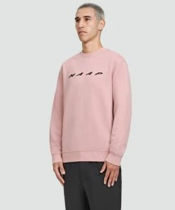 SWEAT CREW MAAP EVADE DUST PINK 8 SWEAT CREW MAAP EVADE DUST PINK -Vélo Boutique evadecrew pink pdp hero 01 desktop