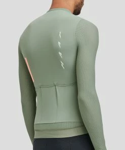 MAILLOT MAAP EVADE PRO BASE LS JERSEY SEAGRASS -Vélo Boutique evadeprobaselsjersey seagrass pdp specs 01 desktop variant 01