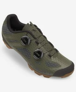 SHOES GIRO SECTOR GREEN -Vélo Boutique giro sector mens mtn bike shoe olive gum hero