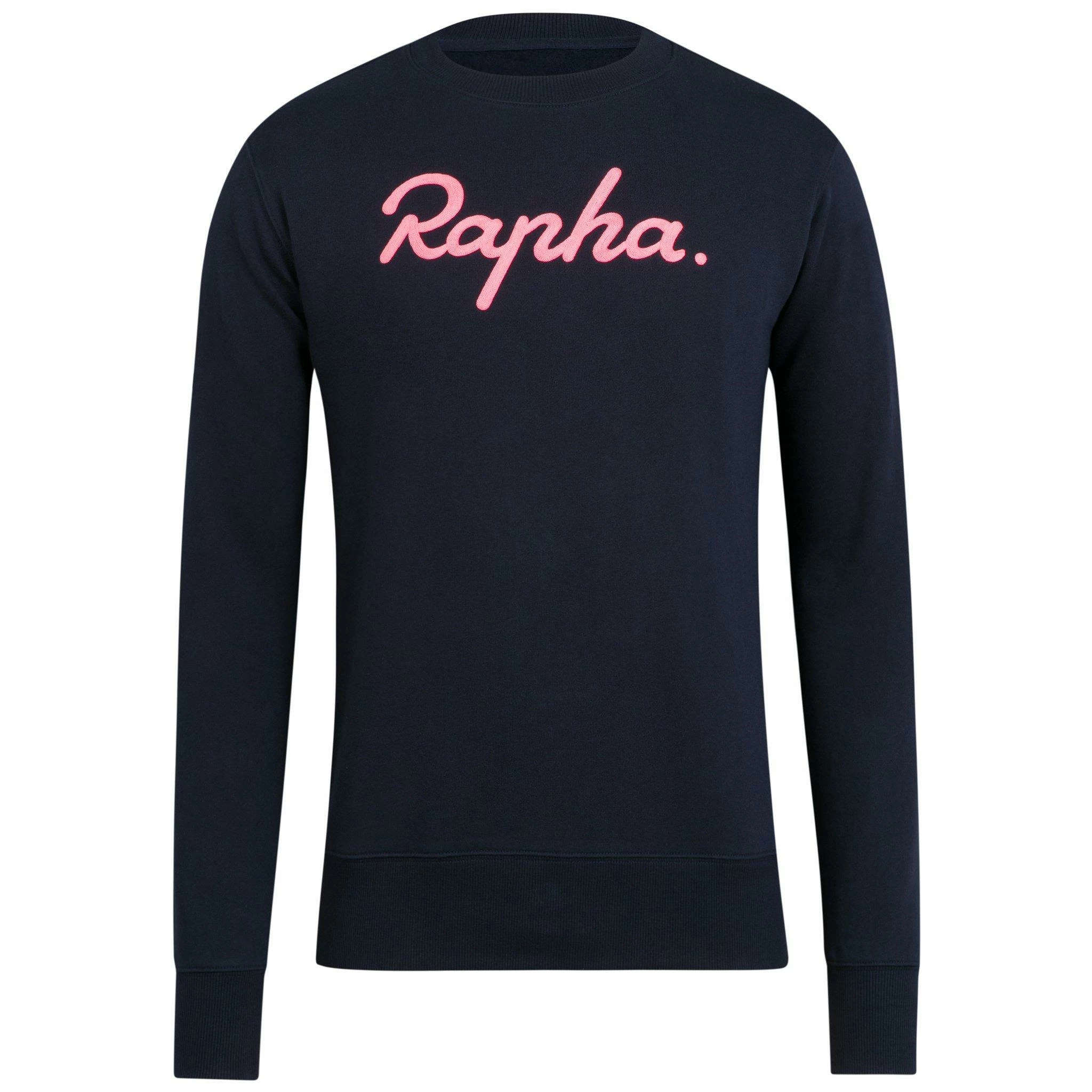 SWEAT CREW RAPHA LOGO BLEU MARINE 3 SWEAT CREW RAPHA LOGO BLEU MARINE
