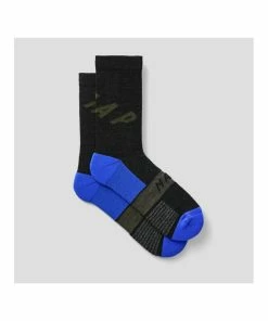 CHAUSSETTES MAAP ALT ROAD MERINO LT BLACK/BLUE