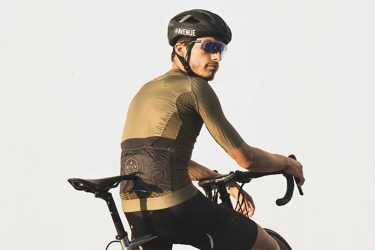 Maillot AVENUE DU VELO Hard Day Brave Khaki 3 Maillot AVENUE DU VELO Hard Day Brave Khaki