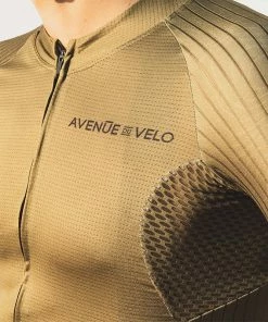 Maillot AVENUE DU VELO Hard Day Brave Khaki 7 Maillot AVENUE DU VELO Hard Day Brave Khaki -Vélo Boutique maillotvert2