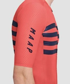 MAILLOT MAAP EMBLED PRO HEX JERSEY GUAVA -Vélo Boutique mens emblem pro hex ss jersey map maj234 guava pdp additional images 02 desktop