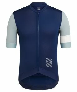 MAILLOT RAPHA PRO TEAM TRAINING JERSEY NAVY LIGHT BLUE