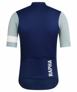 MAILLOT RAPHA PRO TEAM TRAINING JERSEY NAVY LIGHT BLUE 5 MAILLOT RAPHA PRO TEAM TRAINING JERSEY NAVY LIGHT BLUE -Vélo Boutique ptt02ss mba product h121 02
