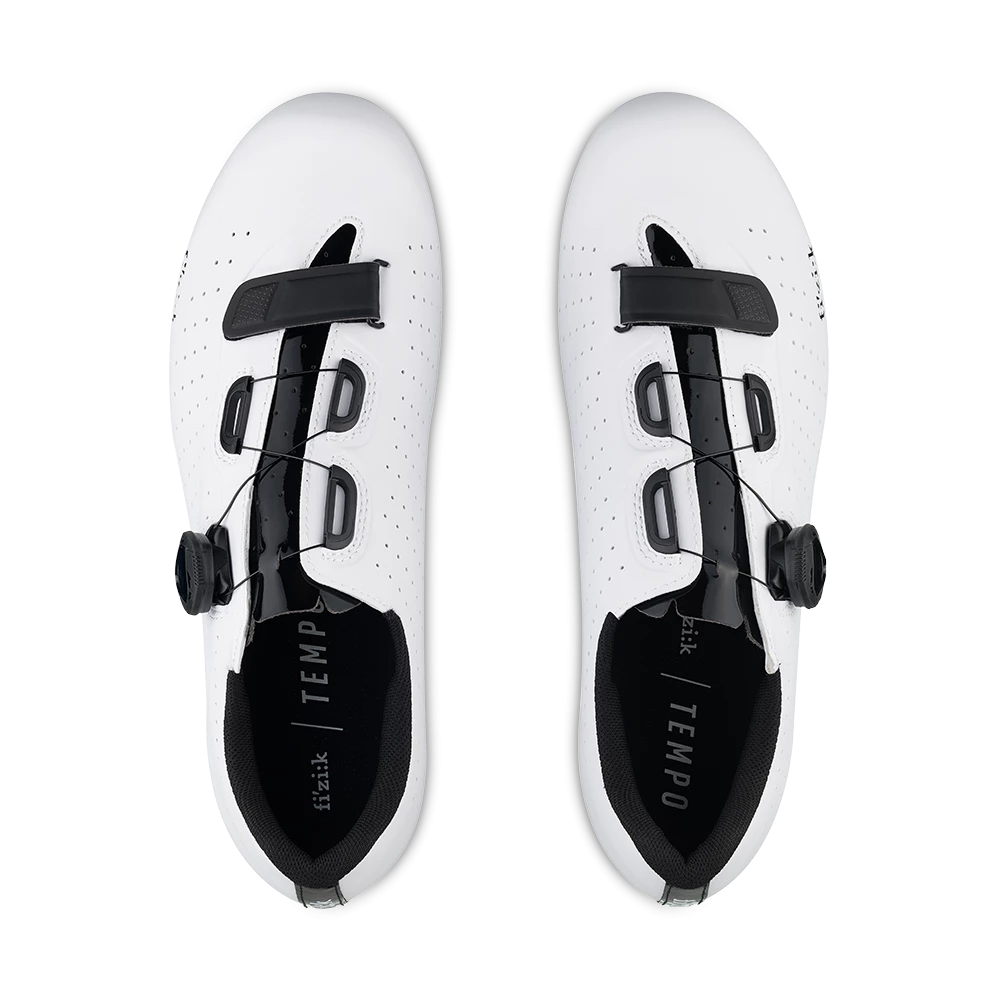 SHOES FIZIK TEMPO OVERCURVE R5 WHITE/BLACK 4 SHOES FIZIK TEMPO OVERCURVE R5 WHITE/BLACK – Image 2