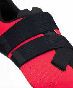Shoes FIZIK Tempo Powerstrap R5 Coral Black -Vélo Boutique tempo r5 powerstrap coral black detail2 2 1