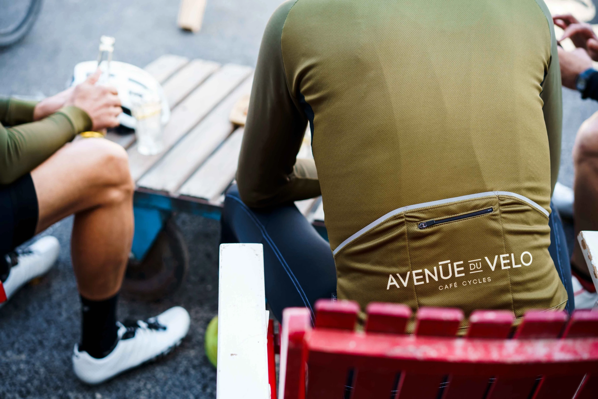 Maillot AVENUE DU VELO Manches Longues Green 4 Maillot AVENUE DU VELO Manches Longues Green – Image 2