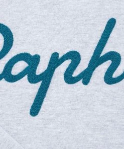 SWEAT CREW RAPHA LOGO 8 SWEAT CREW RAPHA LOGO -Vélo Boutique wsw02xx lms h2 21 womens logo sweatshirt light grey marle sailor blue detail 1 web 16x9 final